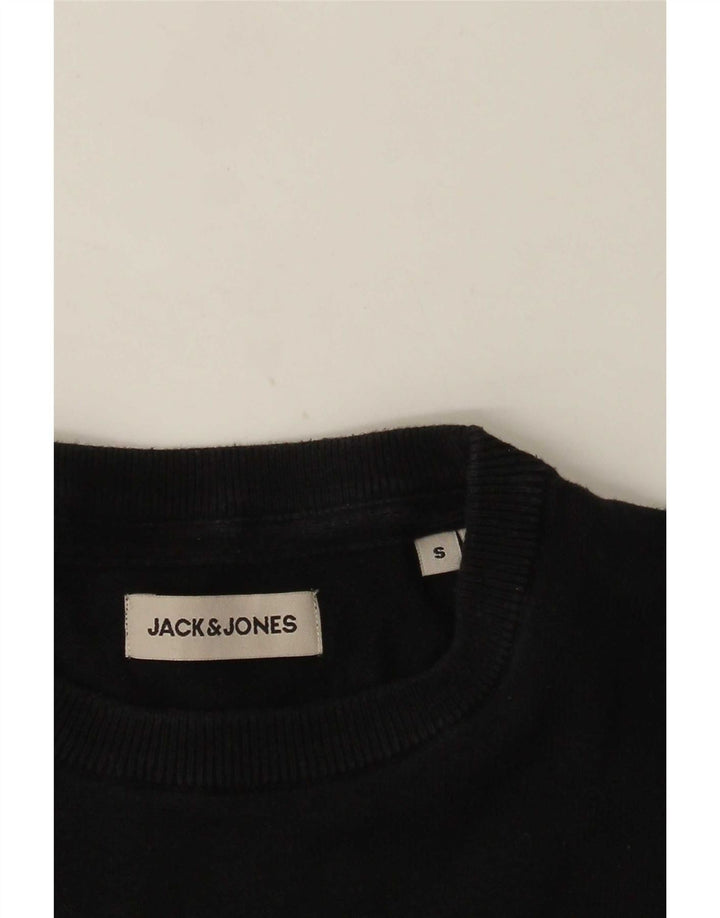 Мужской джемпер с круглым вырезом Jack & Jones, маленький темно-синий