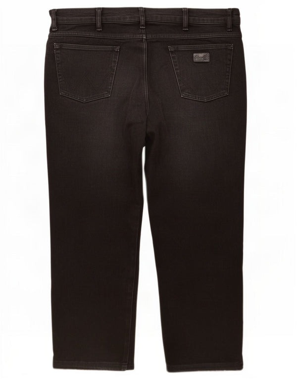 Мужские прямые джинсы Wrangler W40 L27, черный хлопок