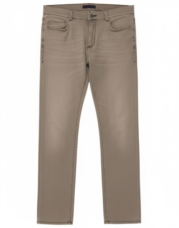 Мужские узкие джинсы Trussardi W31 L33, серый хлопок