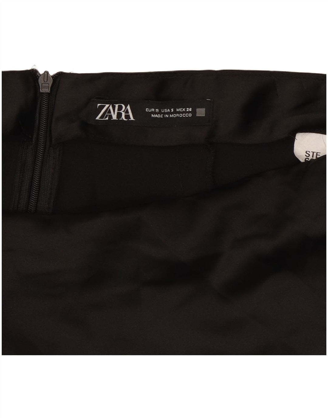 Женская юбка-миди Zara, маленькая W26, черная