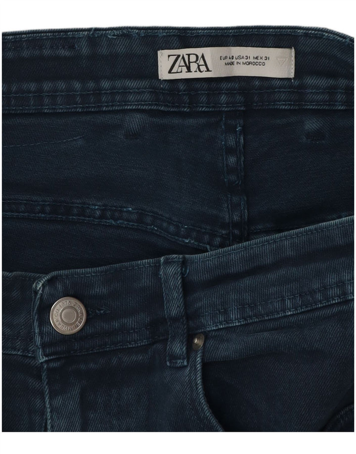 Мужские джинсовые шорты Zara EU 40 Medium W31 Темно-синие, хлопок