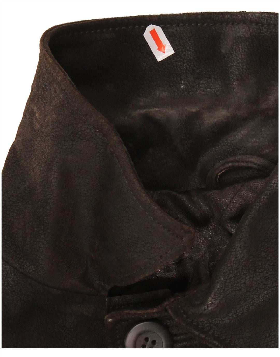 Мужская кожаная куртка VINTAGE UK 42 XL Коричневая кожаная
