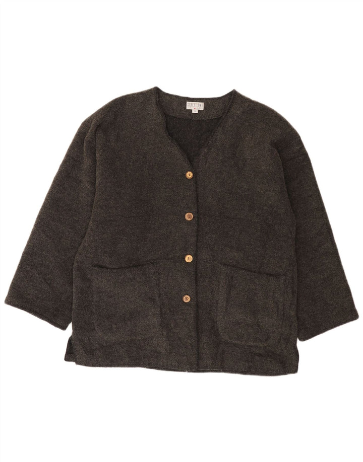 Женский пиджак оверсайз на 4 пуговицах Street One, цвет ЕС 36, маленький, серый, шерстяной