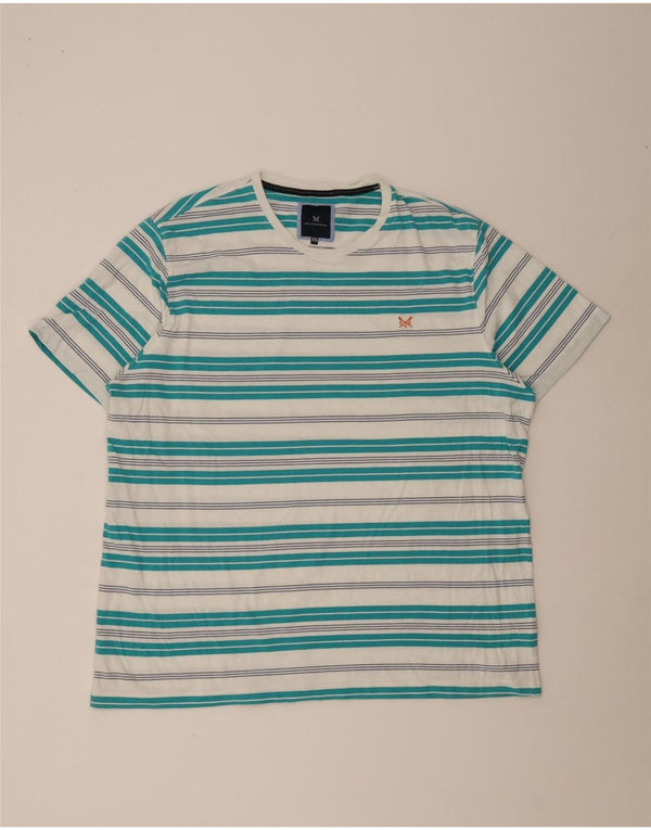 Crew Clothing Мужская футболка Top 3XL из хлопка в белую полоску