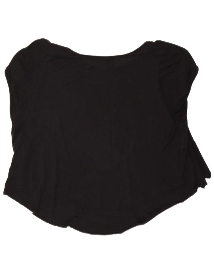 Женская футболка с рисунком Diesel Top UK 16, большая черная вискоза