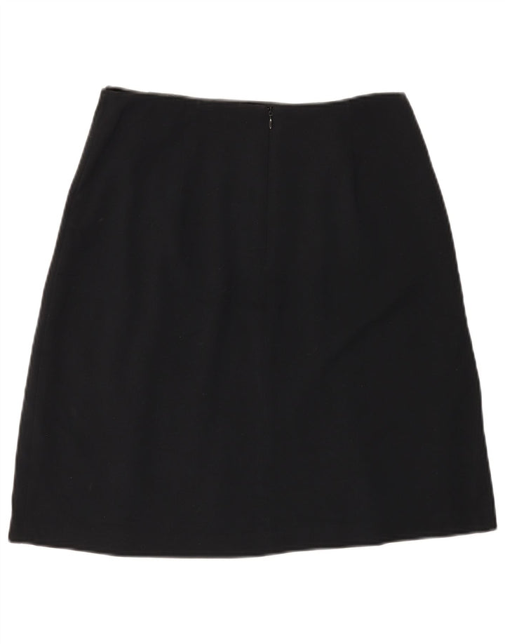 MARKS & SPENCER Womens A-Line Skirt UK 10 Small W28  Black Polyester
