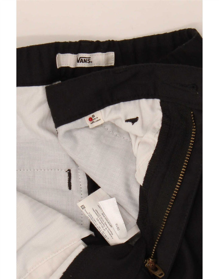 Мужские прямые брюки карго Vans, маленькие W29 L28, черные, полиэстер