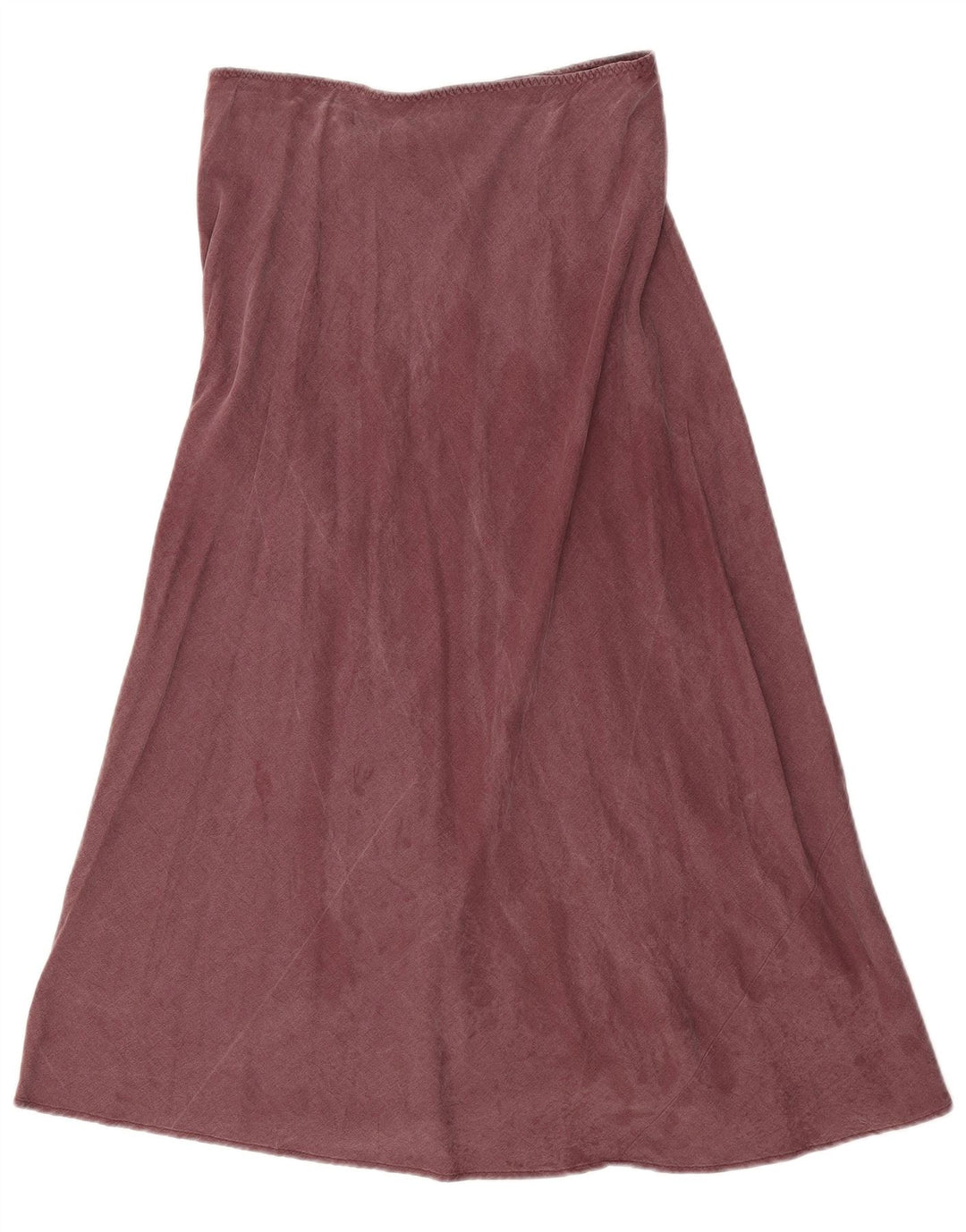 Женская юбка миди с высокой талией Zara W28, темно-бордовая