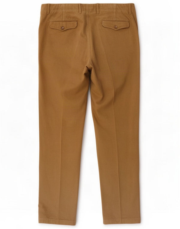 Мужские прямые брюки-чиносы Massimo Dutti EU 44, большие W34 L31, бежевый хлопок