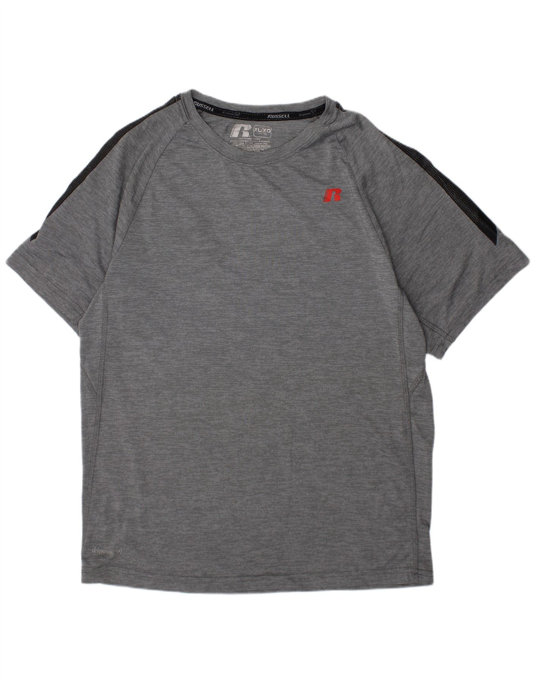 Футболка RUSSELL ATHLETIC Dri-Power для мальчиков, топ 14–15 лет, размер XL, серый