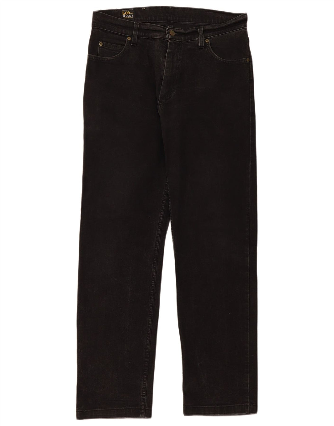 Мужские прямые джинсы Lee Brooklyn W33 L31, черный хлопок