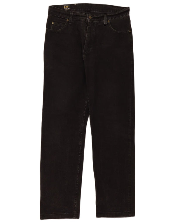Мужские прямые джинсы Lee Brooklyn W33 L31, черный хлопок