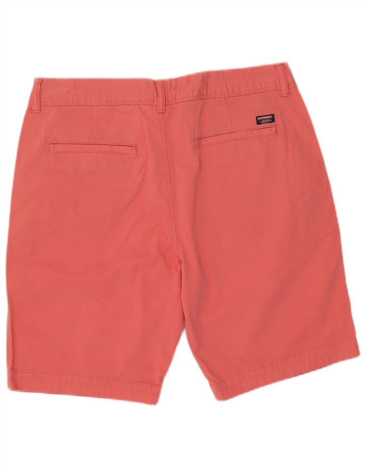 Мужские шорты чинос Superdry W34, большие розовые, хлопок
