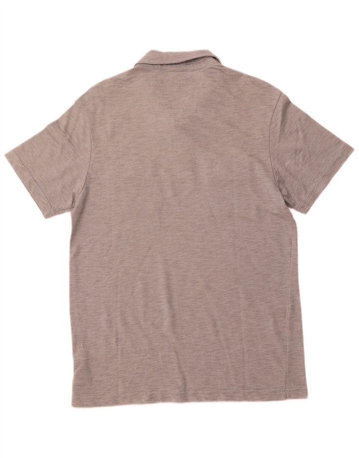 Мужская рубашка поло GUESS в стиле милитари, большая серая хлопковая полоска