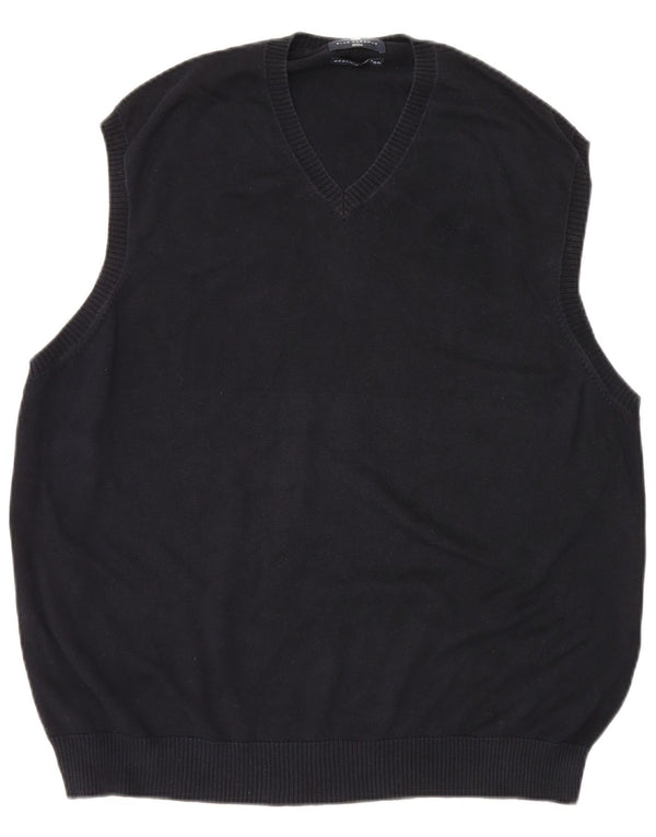 Мужская майка Marks & Spencer Blue Harbour, темно-синий хлопок, 2XL