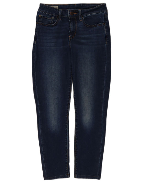 Женские джинсы скинни Levi's W27 L26, темно-синий, хлопок