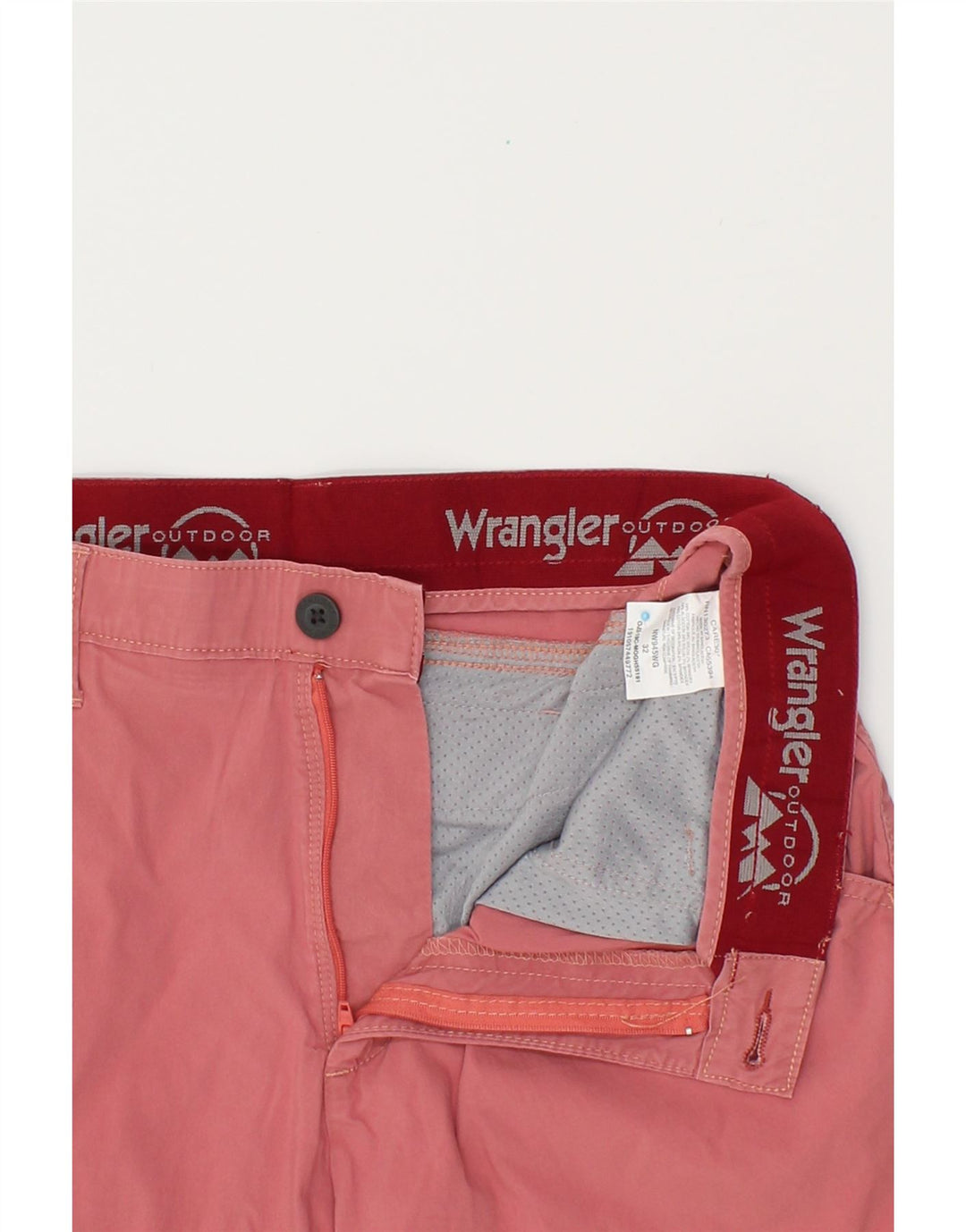 WRANGLER Mens Chino Shorts W32 Medium Pink Cotton Vintage Wrangler and Second-Hand Wrangler from Messina Hembry 