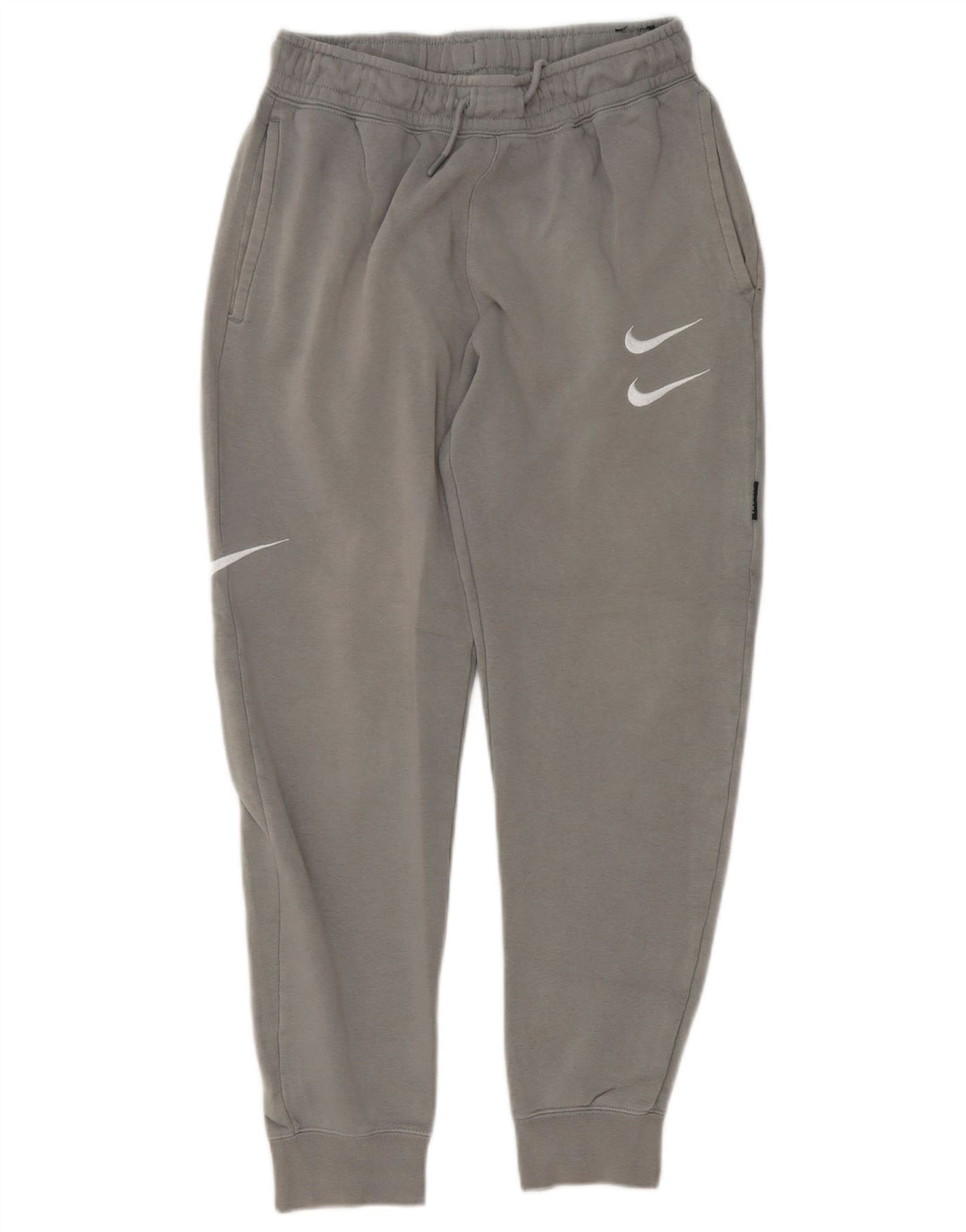 Мужские спортивные брюки с графическим рисунком Nike, маленькие серые хлопковые брюки для бега