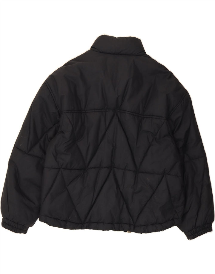 NEW PENNY Womens Oversized Hooded Padded Jacket IT 42 Medium Black Vintage New Penny and Second-Hand New Penny from Messina Hembry 