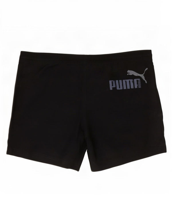 Мужские спортивные шорты Puma, большие черные из полиэстера