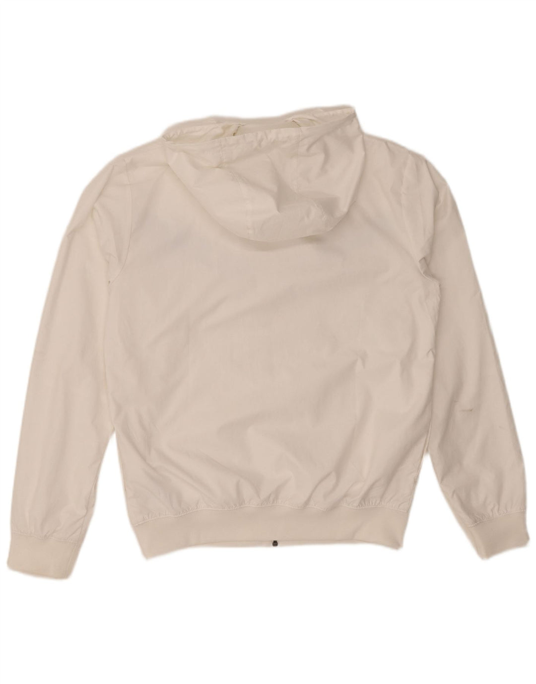 Мужская куртка-бомбер с капюшоном Nike UK 36, маленькая белая из полиэстера с цветными блоками