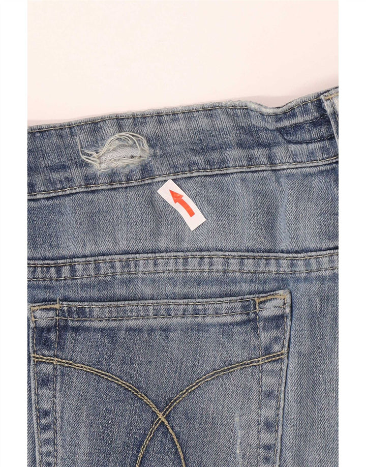 Женские потертые узкие джинсы Calvin Klein W32 L33 синие