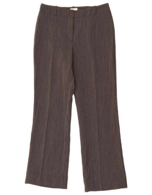 Женские прямые повседневные брюки Max & Co. UK 10, маленькие W28 L28, серые