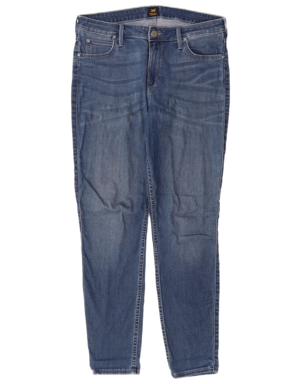 Женские джинсы скинни Lee Scarlett W32 L31, синий хлопок