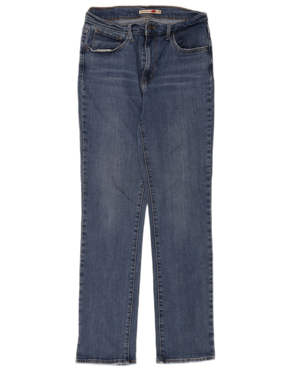 Женские прямые джинсы Levi's 724 с высокой посадкой W30 L28 синие