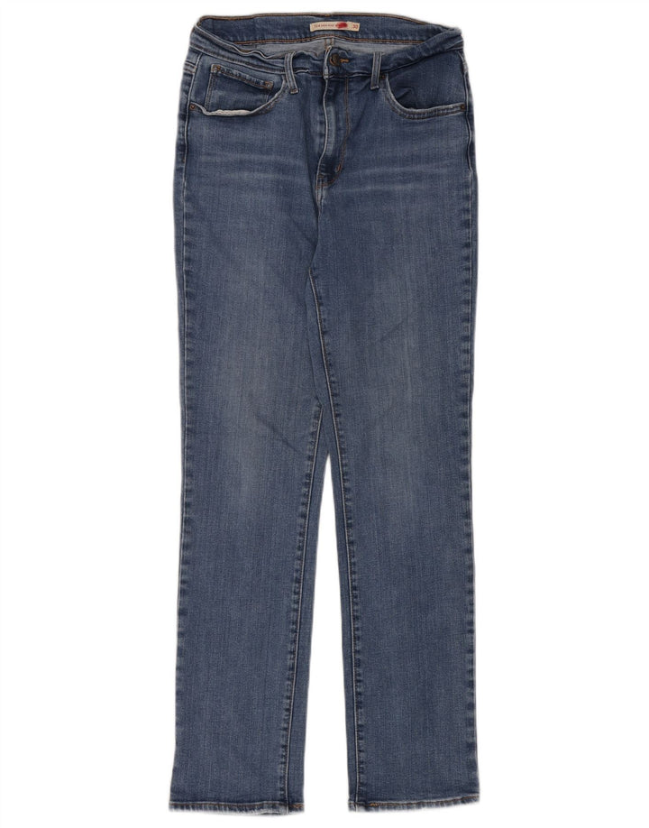 Женские прямые джинсы Levi's 724 с высокой посадкой W30 L28 синие