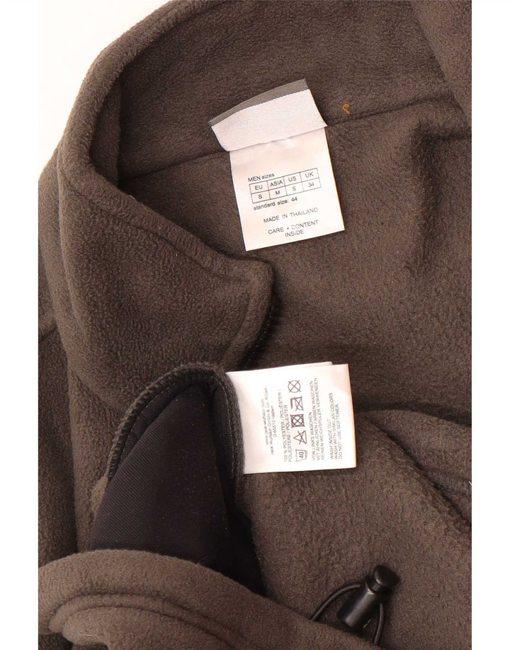 Мужская флисовая куртка с подкладкой Jack Wolfskin UK 34, маленький серый полиэстер
