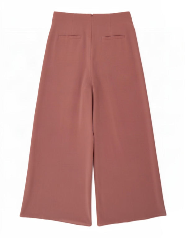 Topshop Женские повседневные брюки с высокой талией UK 10 Small W26 L25 Коричневые