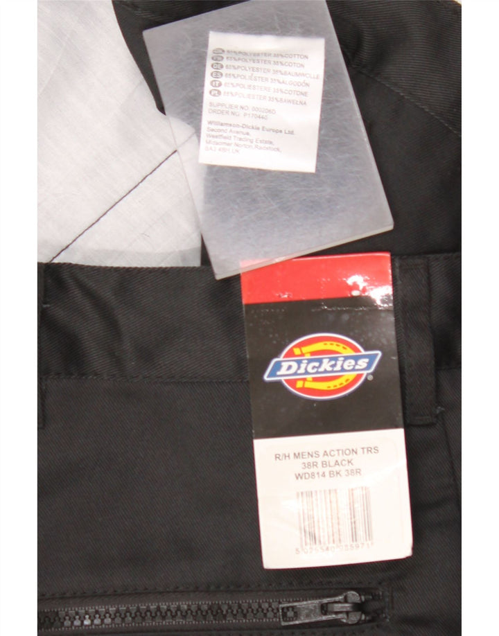 Мужские прямые брюки-карго DICKIES W38 L30, черный полиэстер
