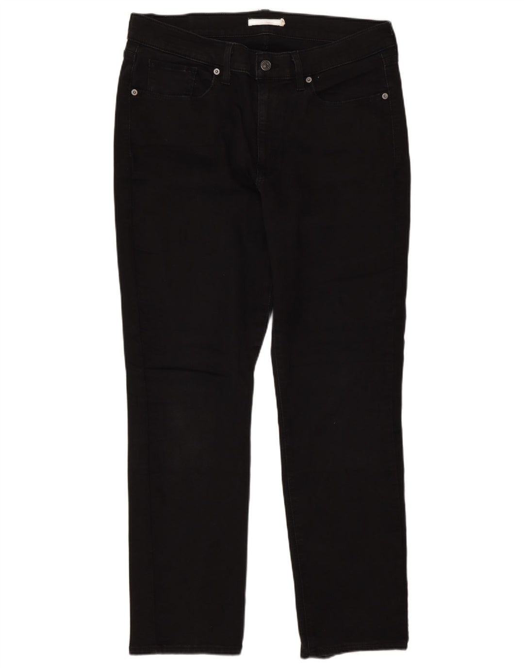 Женские классические прямые джинсы Levi's W32 L30, черный хлопок