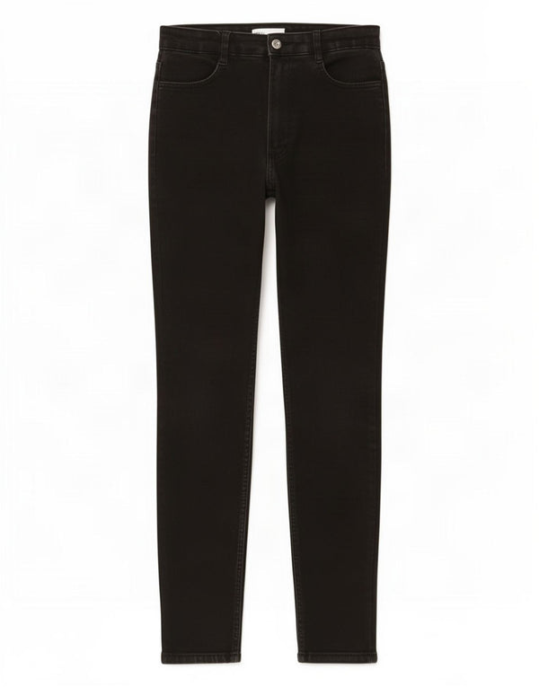 Женские джинсы скинни Zara EU 38, маленькие W28 L28, черные