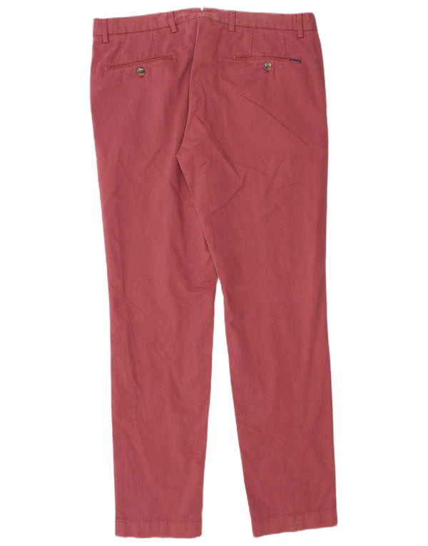 Hackett Мужские узкие брюки W33 L31 Розовый хлопок