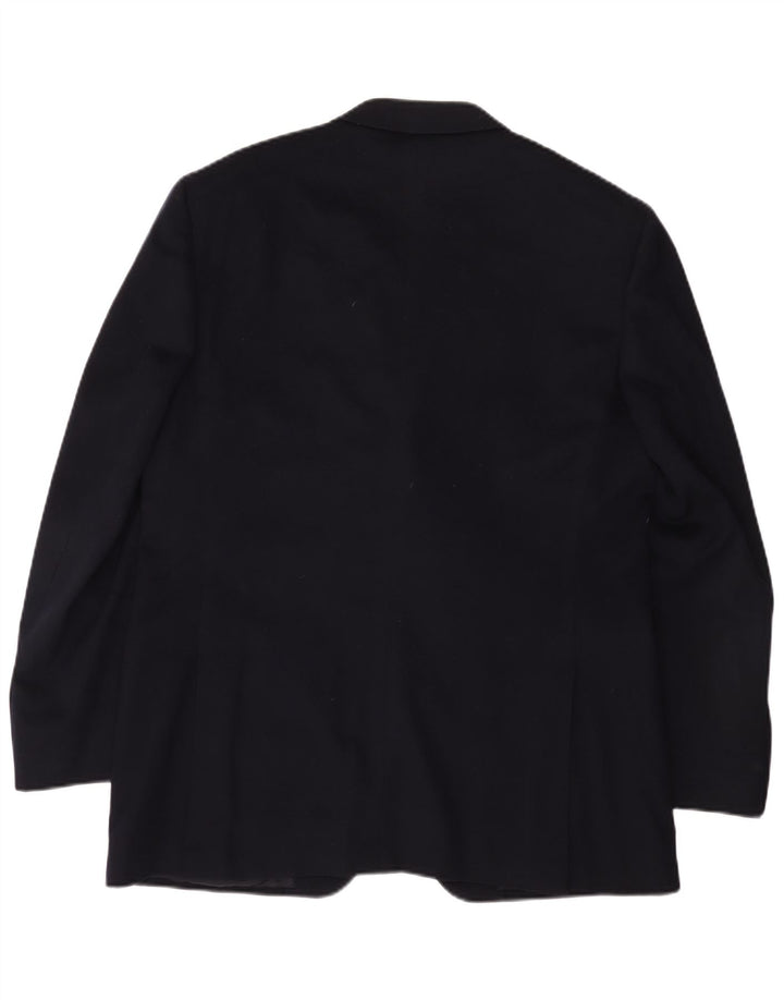 Мужской пиджак Canali на 3 пуговицах IT 52 XL, темно-синий, шерсть