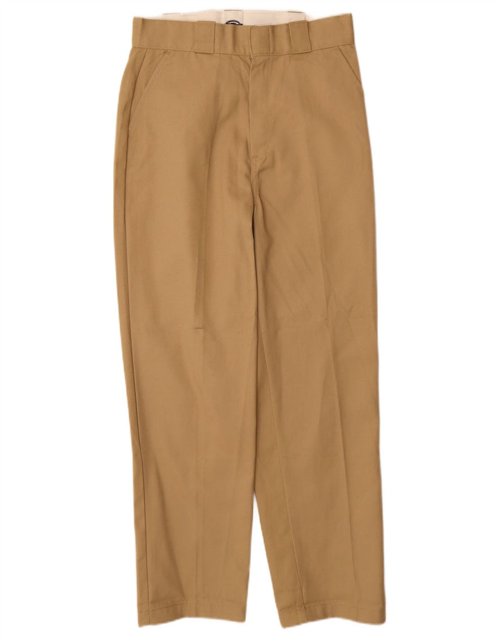 Мужские зауженные брюки-чиносы Dickies W29 L29 бежевого цвета из полиэстера