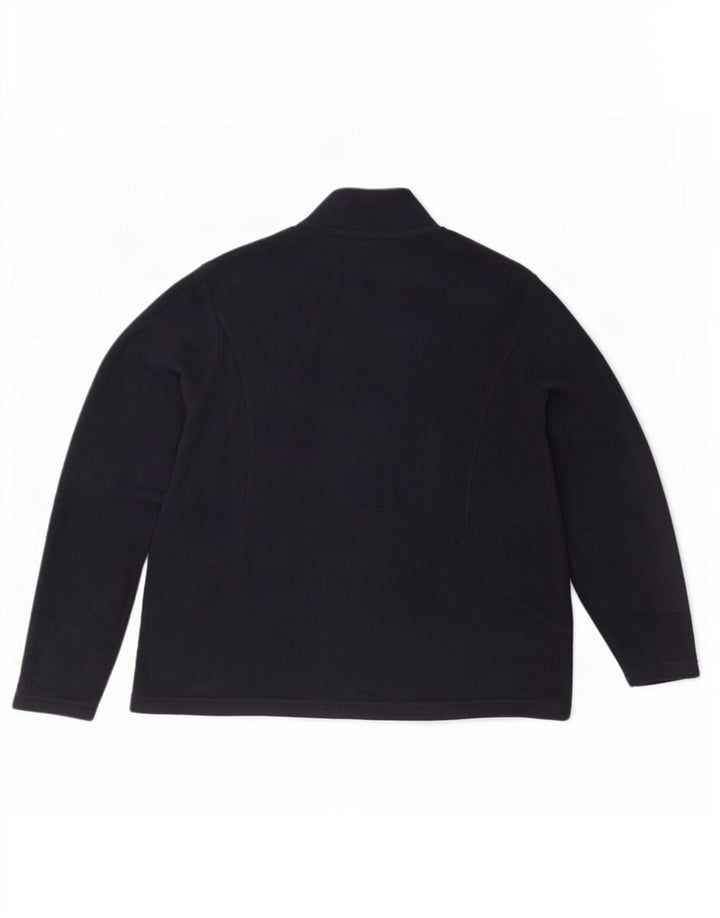 Женская флисовая куртка Marks & Spencer UK 20 2XL Темно-синий полиэстер
