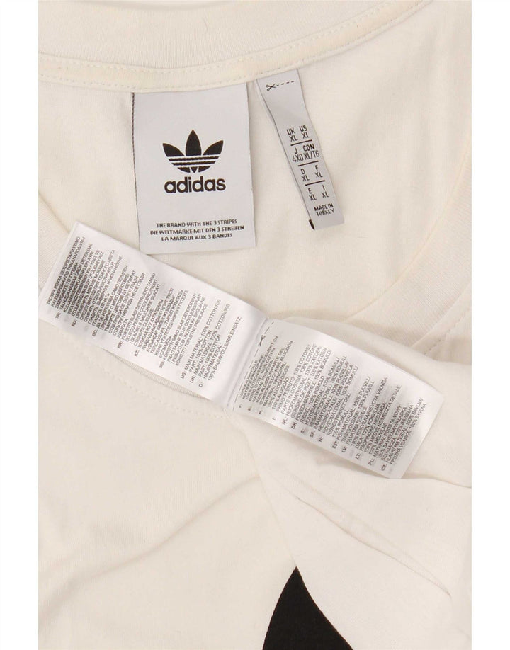 Adidas Mens Graphic Vest Top XL Белый Хлопок