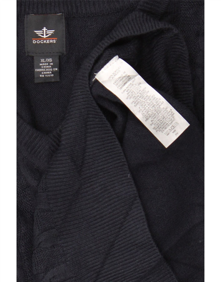 Мужская майка Dockers на бретелях XL, темно-синий акрил