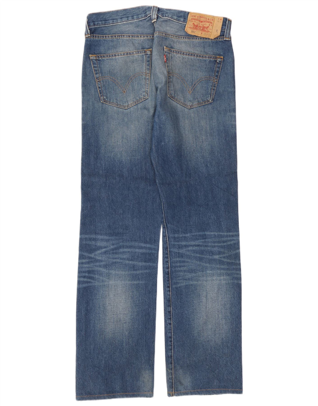 Мужские прямые джинсы Levi's 501 W33 L32 синие