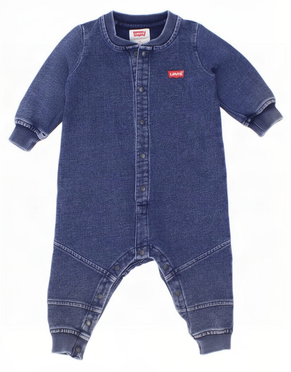 Комбинезон Levi's с длинными рукавами для мальчиков 3-6 месяцев, темно-синий