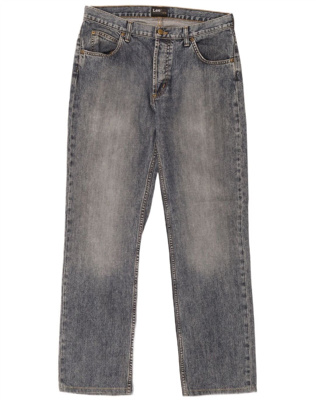 Мужские прямые джинсы Lee W34 L34 синие, хлопок