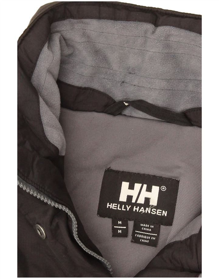 Женская ветровка Helly Hansen UK 38, средний черный нейлон с цветными блоками