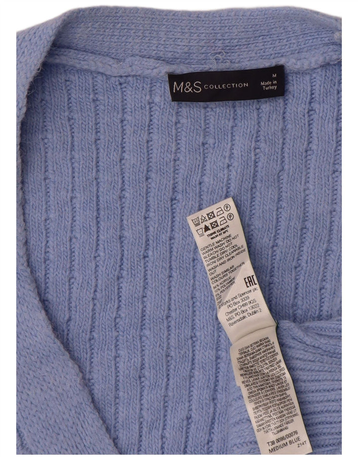 Женский укороченный кардиган оверсайз Marks & Spencer UK 14, средний синий