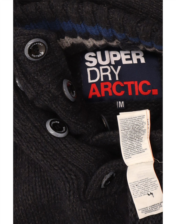 Мужской свитер с капюшоном Superdry, средний темно-синий, акрил