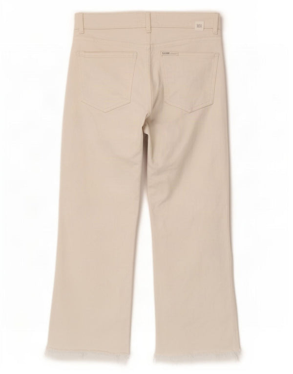 Женские укороченные джинсы Zara EU 40 Medium W30 L23 белые