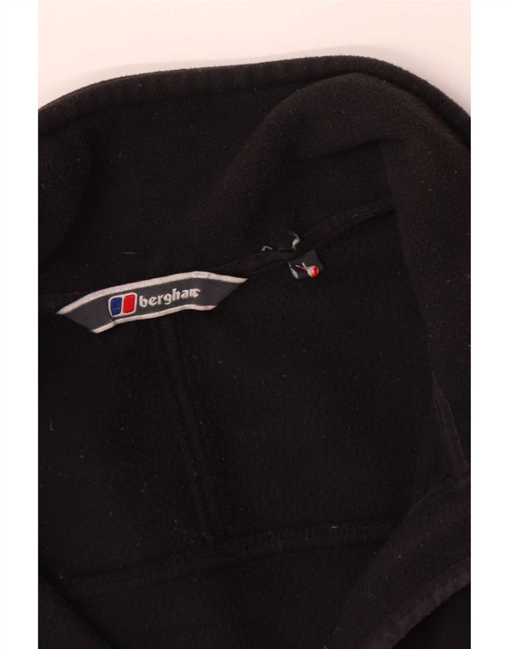 Мужская флисовая куртка Berghaus UK 40, большая черная, полиэстер