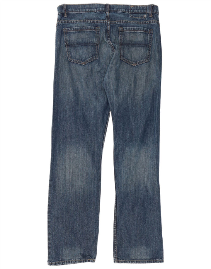 Мужские прямые джинсы Marks & Spencer Blue Harbour W36 L33, синий хлопок